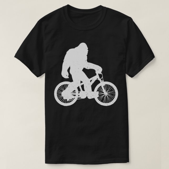 Bigfoot Mountain Bike MTB Downhill Biking Cycling  T-Shirt (Design Front)
