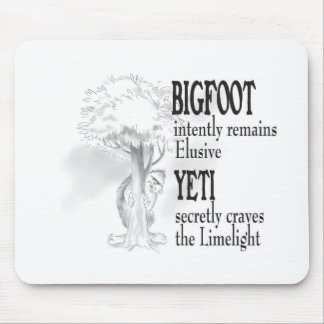 Bigfoot mouse pad