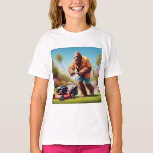 Bigfoot Mowing T-Shirt