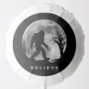 Bigfoot Night Full Moon I Believe Sasquatch Balloon