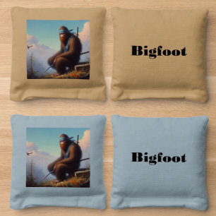 Bigfoot Ninja Cornhole Bags