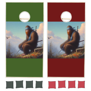 Bigfoot Ninja Cornhole Set