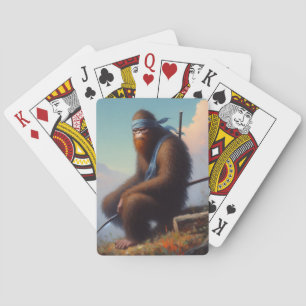 Bigfoot Ninja Poker Cards