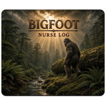 Bigfoot Nurse Log Dark Realism