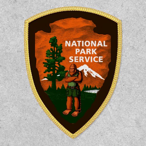 Bigfoot On Patrol National Park Service Arrowhead Patch