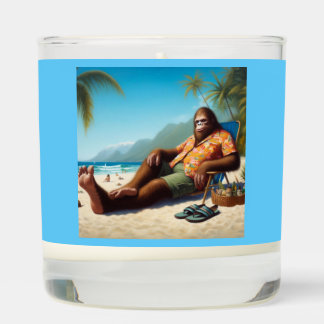 Bigfoot On the Beach Scented Candle