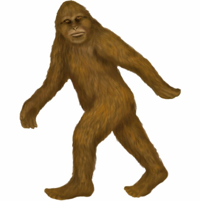 Bigfoot on the Move Ornament (Front)