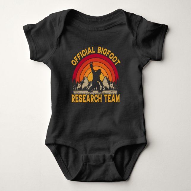 Bigfoot Original Research Team  Baby Bodysuit (Front)