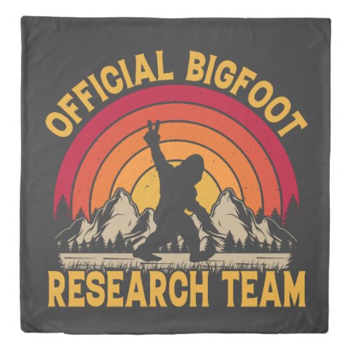 Bigfoot Original Research Team Duvet Cover