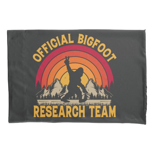 Bigfoot Original Research Team  Pillow Case (Front)