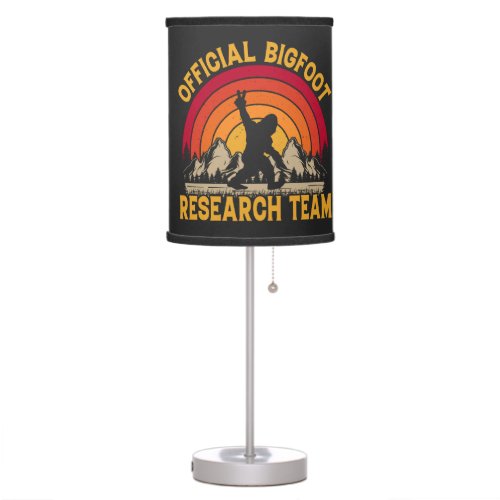 Bigfoot Original Research Team  Table Lamp