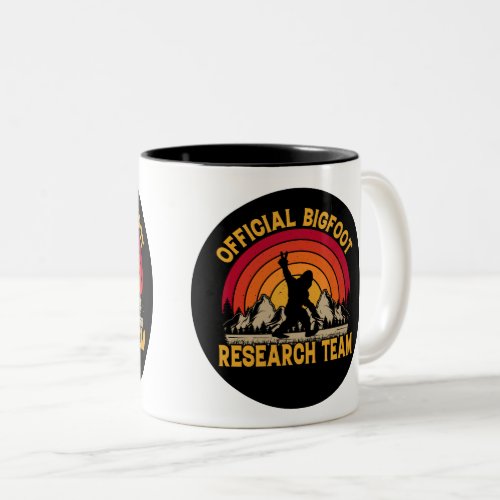 Bigfoot Original Research Team  Two_Tone Coffee Mug