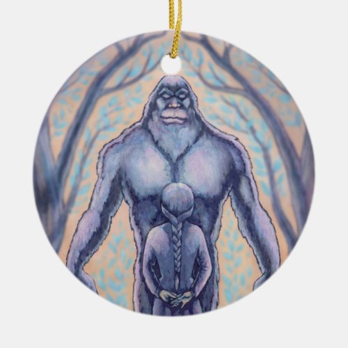 Bigfoot Ornament Personalized Sasquatch Gifts