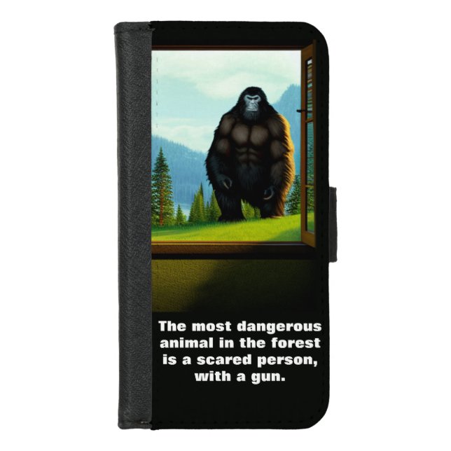 Bigfoot Outside Wallet Case (Front)