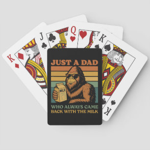 Bigfoot Papa Just A Dad Who Always Came Back With Poker Cards