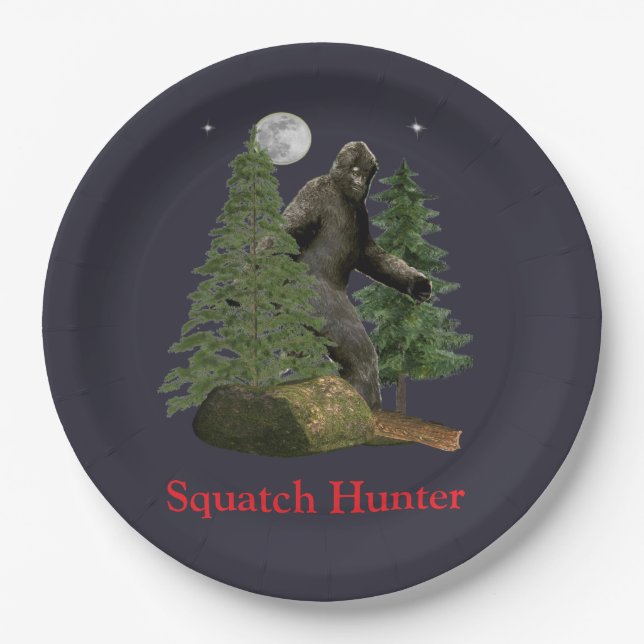 Bigfoot Paper Plates (Front)