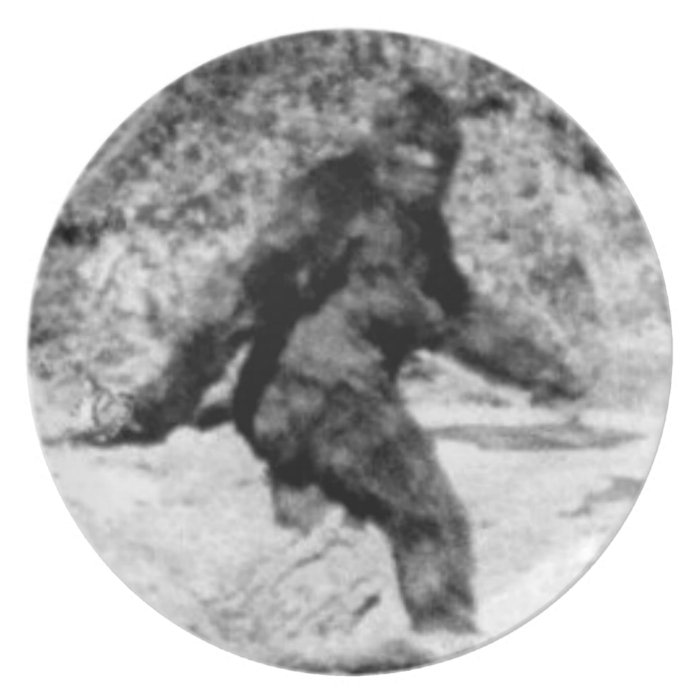 Bigfoot Party Plate