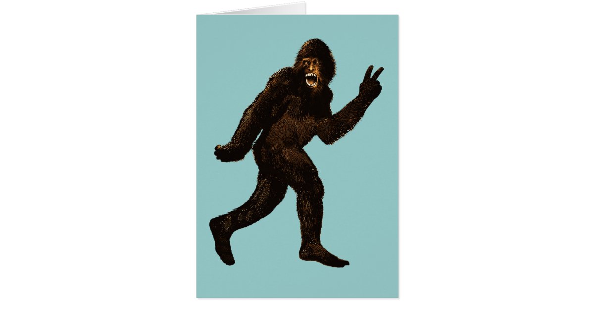 Bigfoot Peace Sign | Zazzle.com