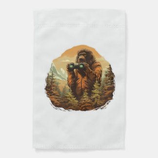 Bigfoot Peek-A-Boo Garden Flag