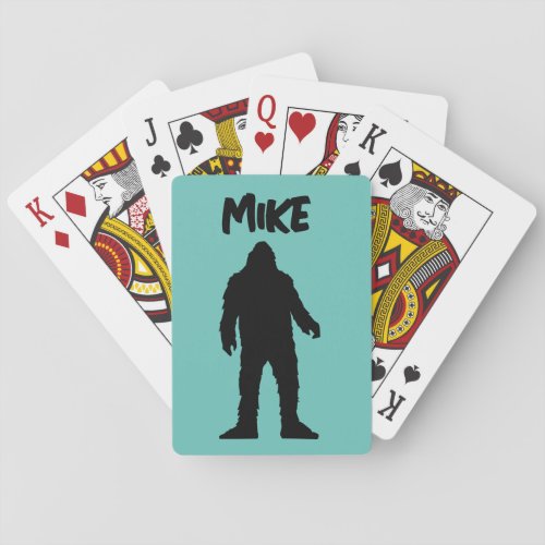 BIGFOOT PERSONALIZED PLAYING CARDS