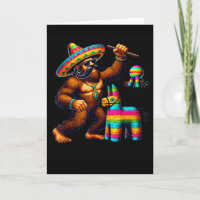 Bigfoot Pinata Cinco De Mayo Mexican Sasquatch Kid