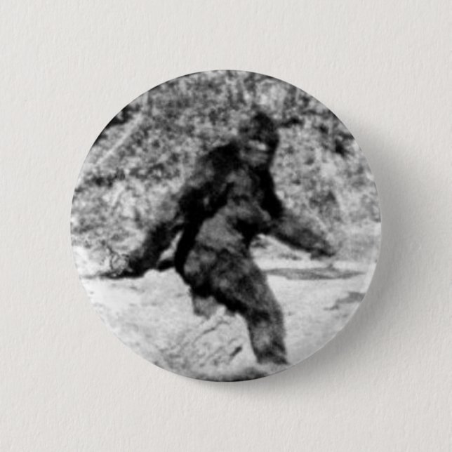 Bigfoot Pinback Button (Front)