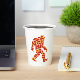 Bigfoot Pizza Paper Cups