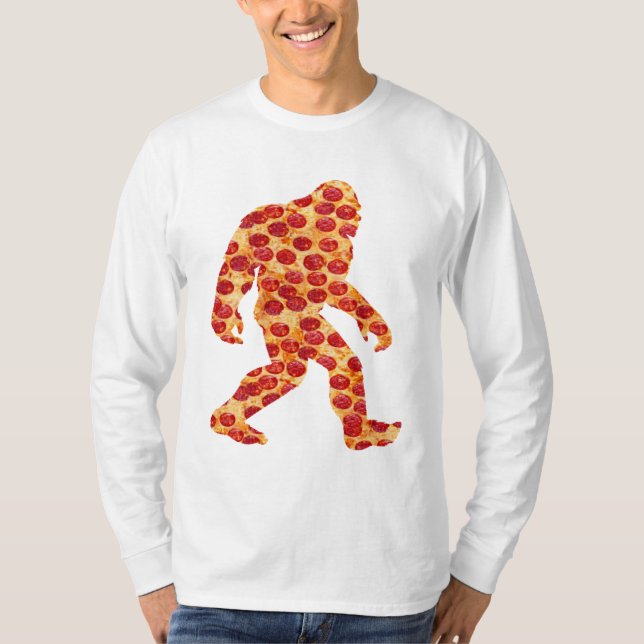 Bigfoot Pizza   T-Shirt (Front)