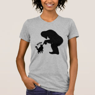 Bigfoot Playful Long Haired Cat Boop T-Shirt