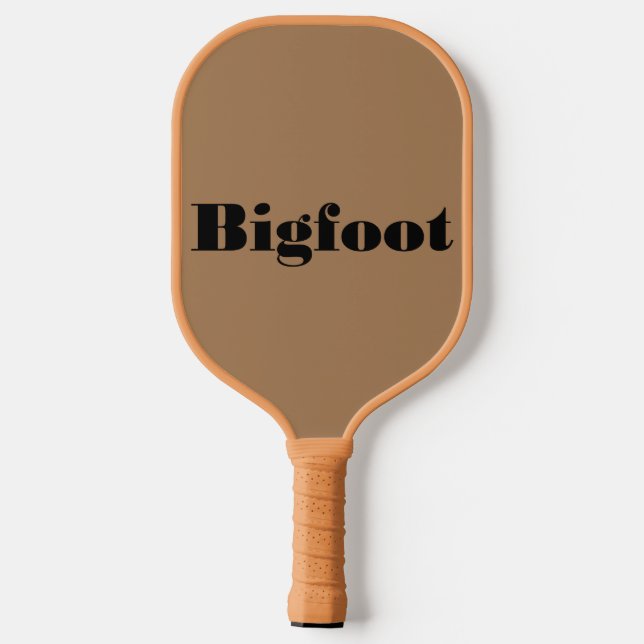 Bigfoot Playing Chess Pickleball Paddle (Back)