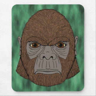 Bigfoot Portrait 1 (Ape-Like) Mouse Pad
