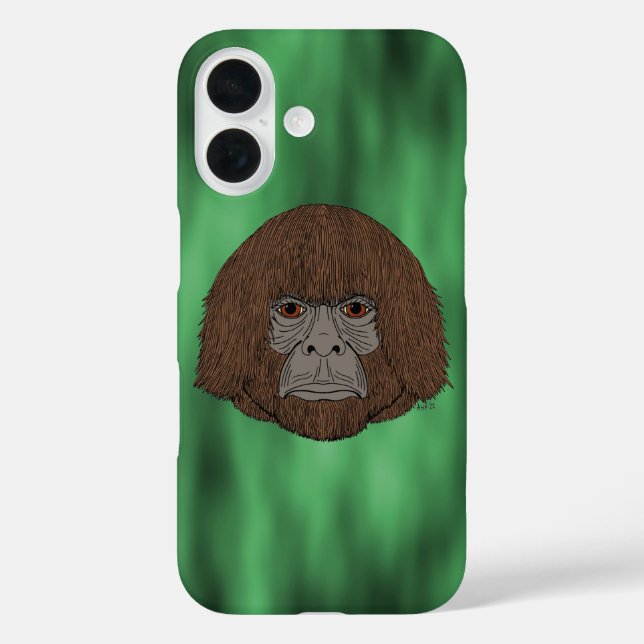 Bigfoot Portrait 2 (Human-Like) Case-Mate iPhone C Case (Back)