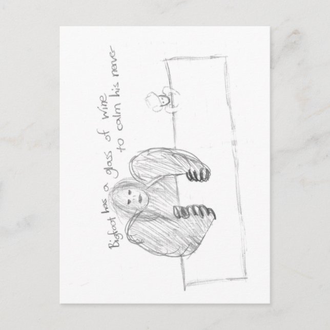 Bigfoot Postcard (Front)