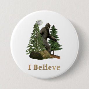 Bigfoot products pinback button