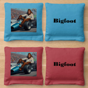 Bigfoot Racecar Cornhole Bags