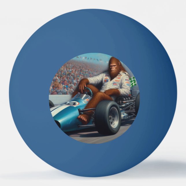 Bigfoot Racecar Ping Pong Ball (Front)