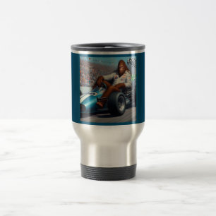 Bigfoot Racecar Travel Mug