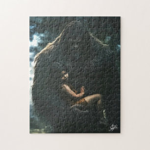 Bigfoot Rescuing Child: Jigsaw Puzzle