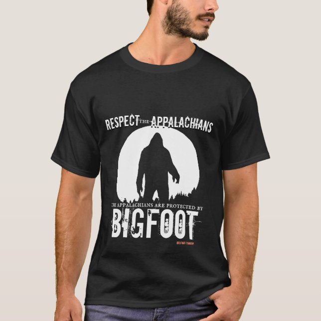 Bigfoot Respect The Appalachians T-Shirt (Front)