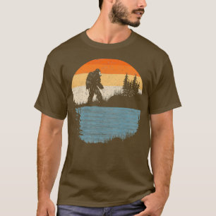 Bigfoot Retro Vintage Sasquatch Sunset T-Shirt