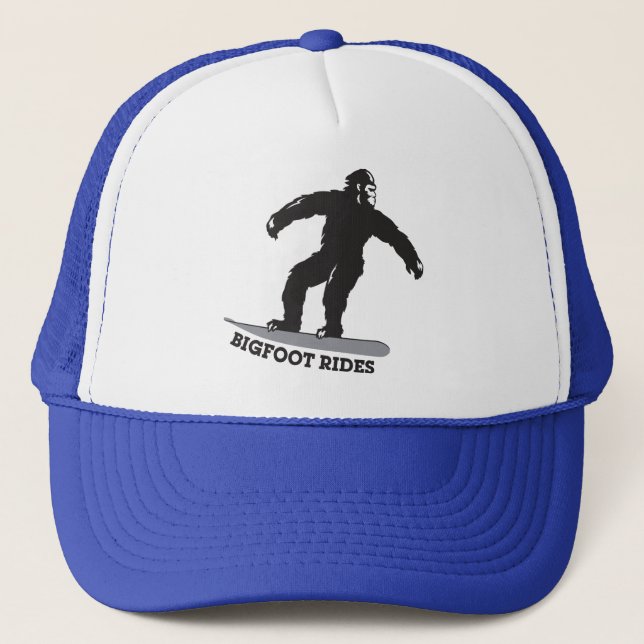 Bigfoot Rides! Trucker Hat (Front)