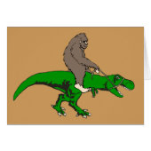 Bigfoot riding T Rex (Front Horizontal)