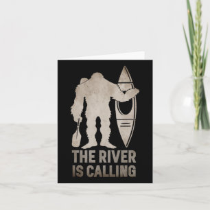 Bigfoot River Kayak Sasquatch Camping Canoe Gift Card