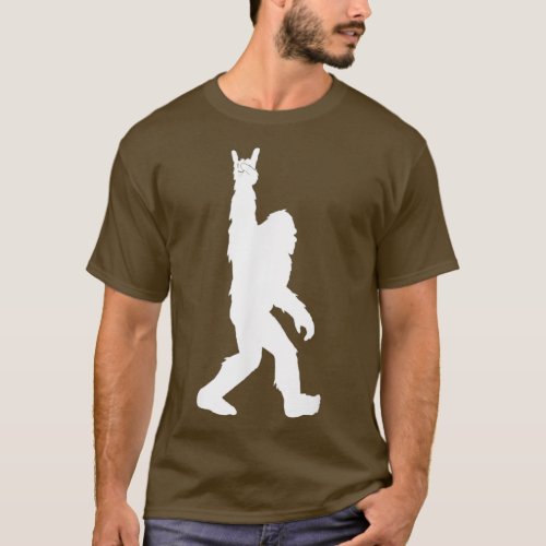 Bigfoot Rock And Roll T_Shirt