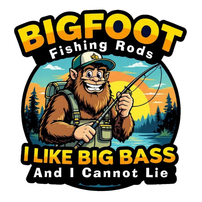 Bigfoot Rods I Like Big Bass Sticker (Creator Uploaded)