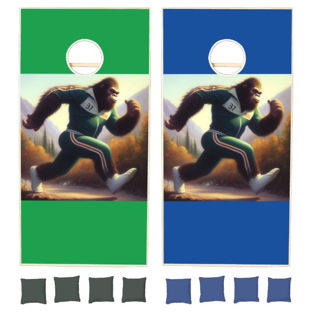 Bigfoot Running Cornhole Set (Set)