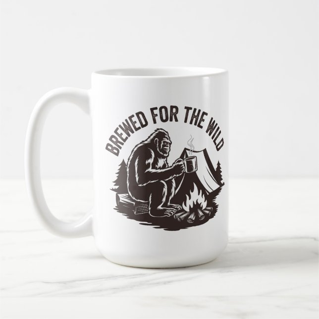 Bigfoot’s Campfire Coffee – Brewed for the Wild Mug (Left)