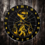 Bigfoot’s Favorite Board: Out-Throw the Unknown Dart Board<br><div class="desc">Introducing the Alien Gold Believe Dart Board: the perfect way to combine your love of darts with your belief in things that go bump in the night—or just bump into Bigfoot. This hilariously captivating dart board stars a golden alien rocking a 'Believe' t-shirt, surrounded by cryptid legends like the Yeti,...</div>
