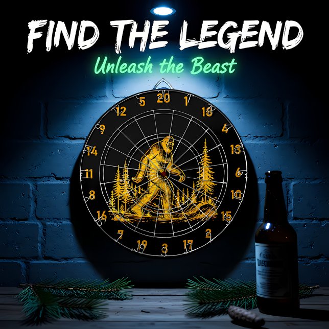 Bigfoot’s Favorite Game: Dart and Seek Dart Board (Creator Uploaded)