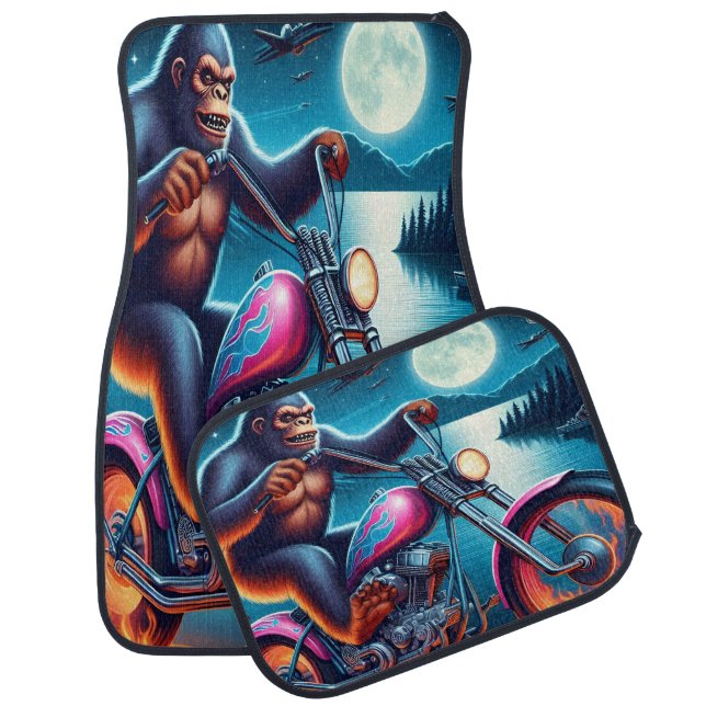 Bigfoot’s Fiery Night of Freedom Car Floor Mat (Set)